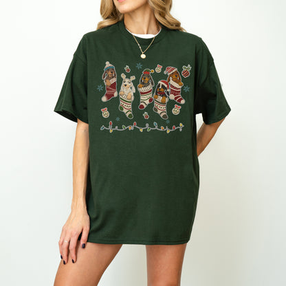 Dachshund Christmas Shirt – Cute Doxie Mom Holiday Gift