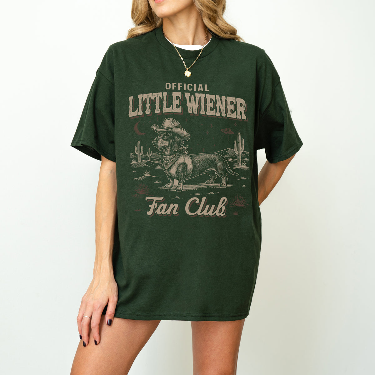 Little Wiener Fan Club Shirt – Vintage Wiener Dog Gift