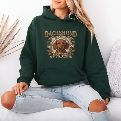 Custom Dachshund Hoodie Personalized Dog Portrait Gift