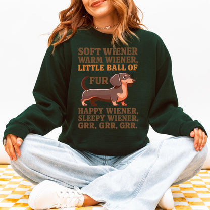 Soft Wiener Warm Wiener Dachshund Sweatshirt