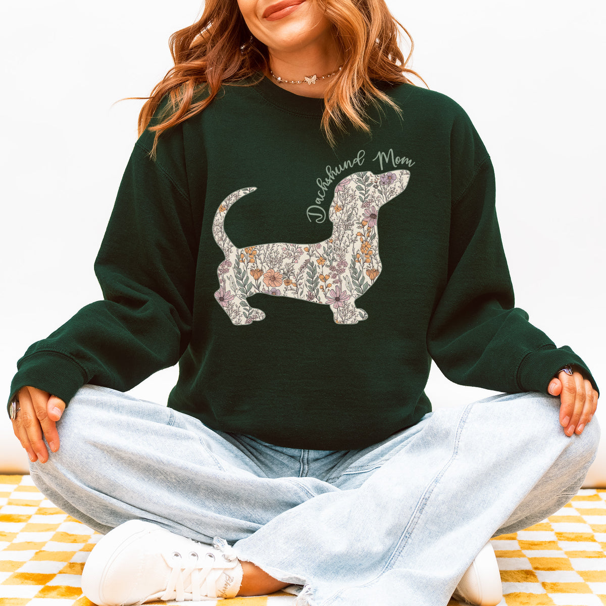 Personalized Dachshund Dog Mama Sweatshirt