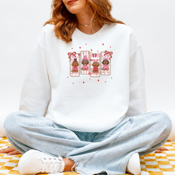 My Dachshund Is My Valentine Sweatshirt – Cozy Wiener Dog Valentine Gift