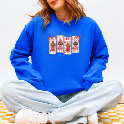 My Dachshund Is My Valentine Sweatshirt
