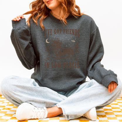 I've Got Friends In Low Places Dachshund Sweatshirt