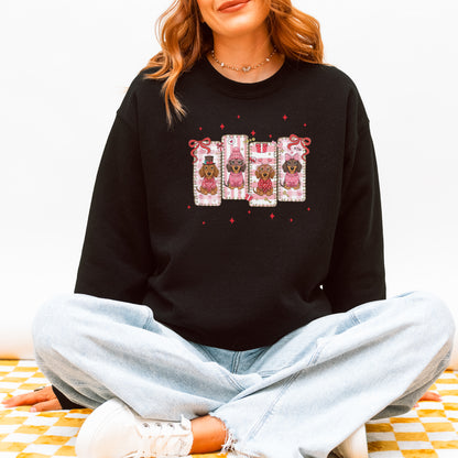 My Dachshund Is My Valentine Sweatshirt