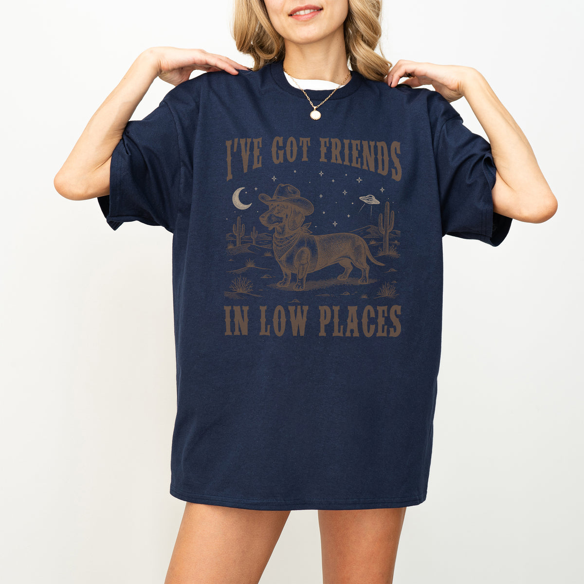 I've Got Friends In Low Places Dachshund Shirt