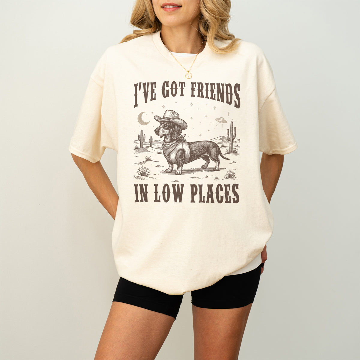 I've Got Friends In Low Places Dachshund Shirt