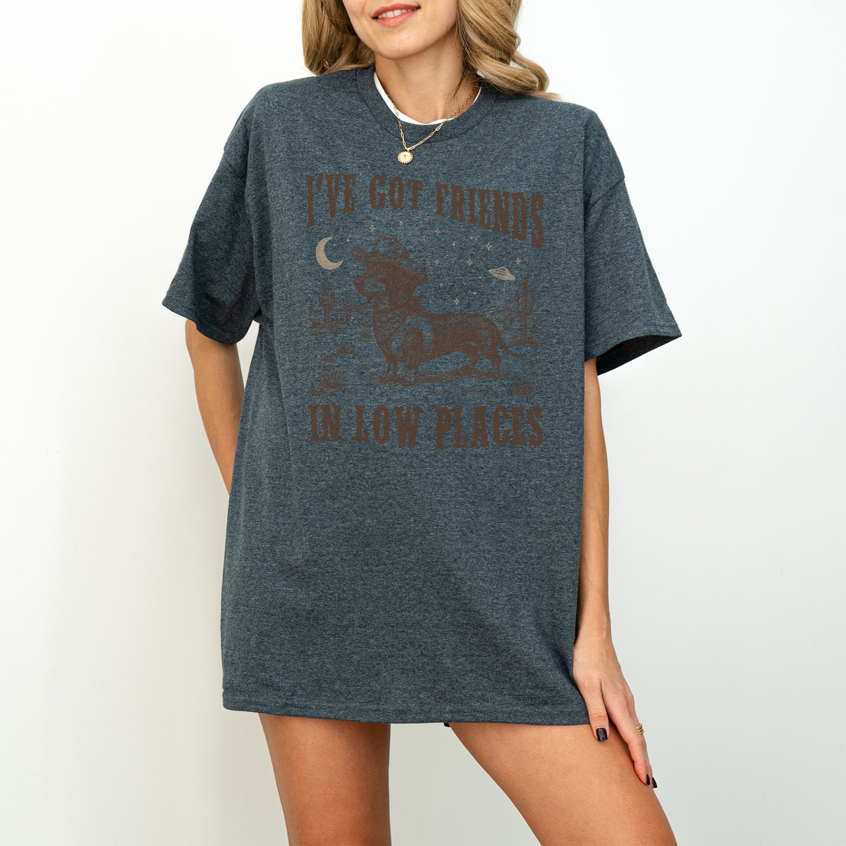 I've Got Friends In Low Places Dachshund Shirt