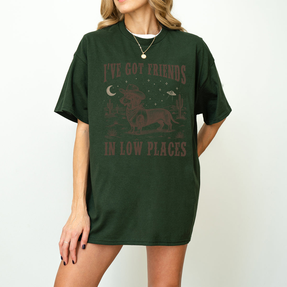 I've Got Friends In Low Places Dachshund Shirt