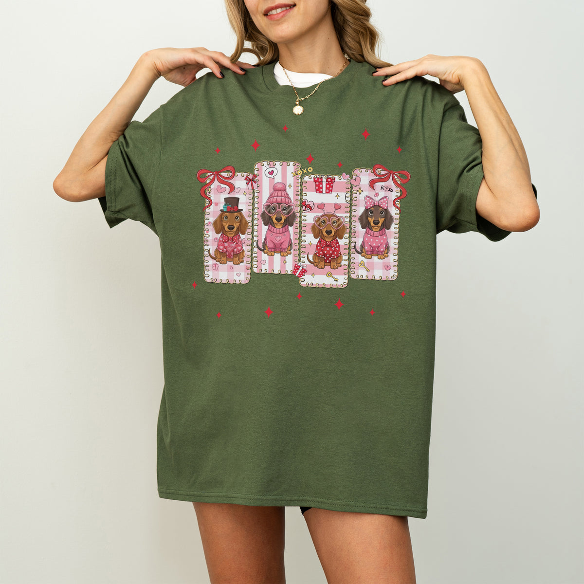 My Dachshund Is My Valentine Shirt