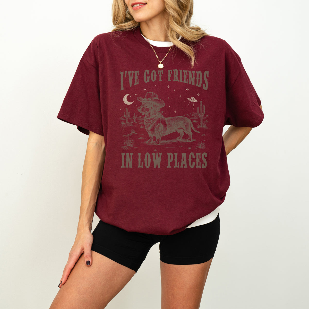 I've Got Friends In Low Places Dachshund Shirt