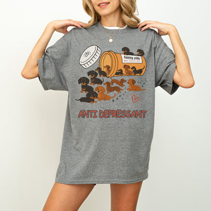 Dachshund Shirt – Funny Anti Depressant Weiner Dog Gift