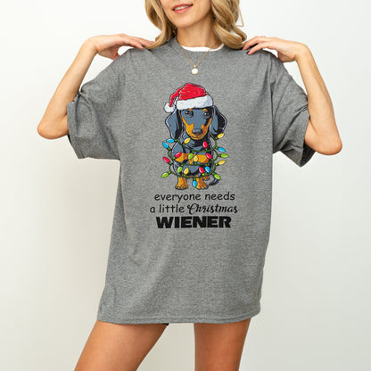 Everyone Needs a Little Christmas Wiener Dachshund Shirt