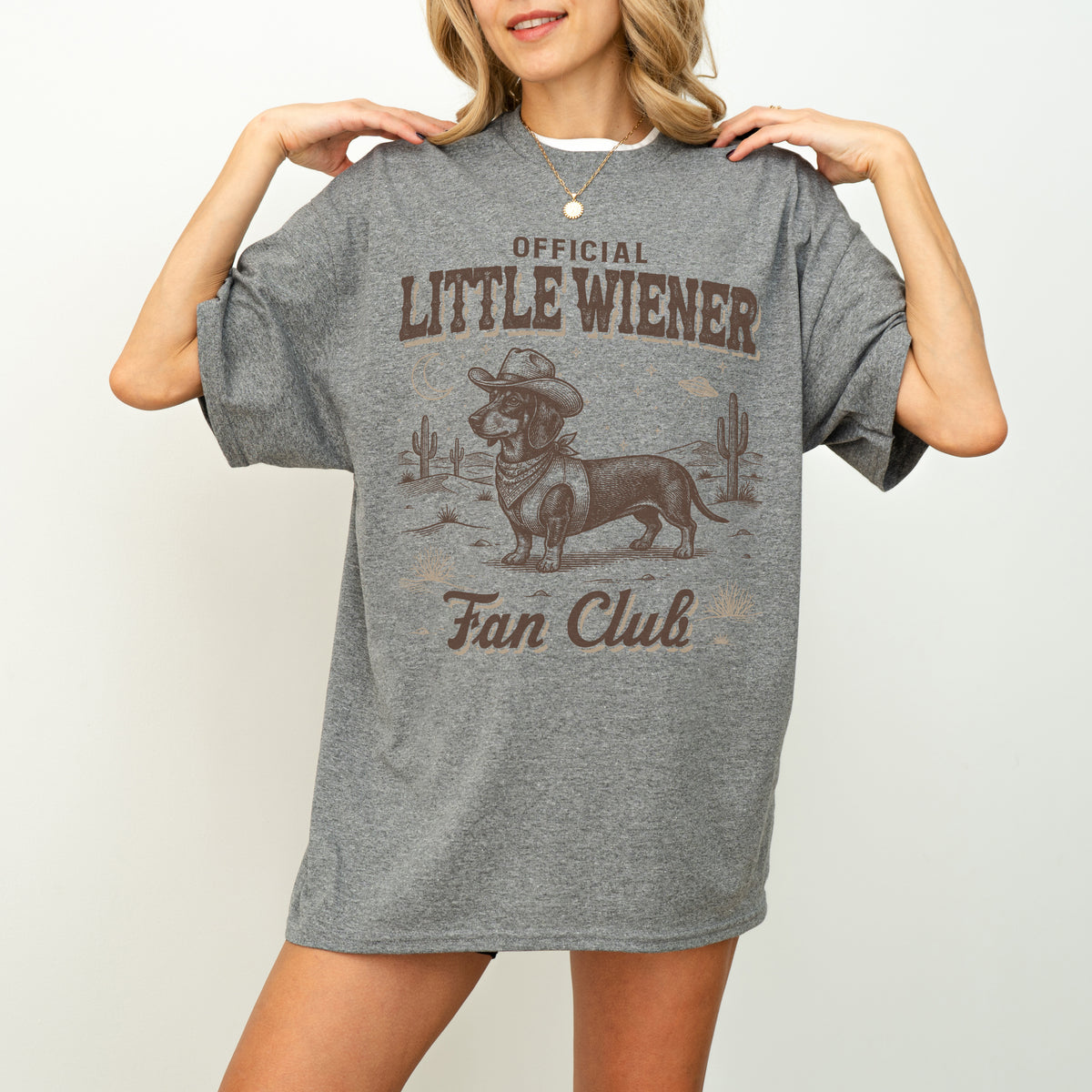 Little Wiener Fan Club Shirt – Vintage Wiener Dog Gift