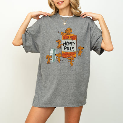 Happy Pills Dachshund Shirt Cute Doxie Gift
