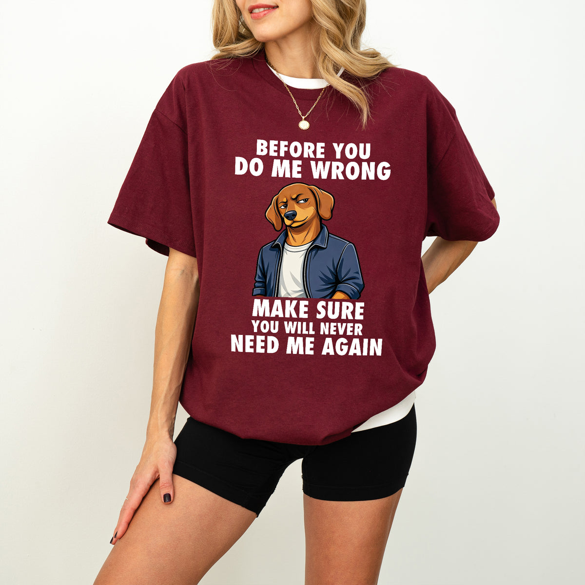 Funny Sausage Dog Shirt Attitude Humor Gift