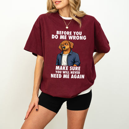 Funny Sausage Dog Shirt Attitude Humor Gift