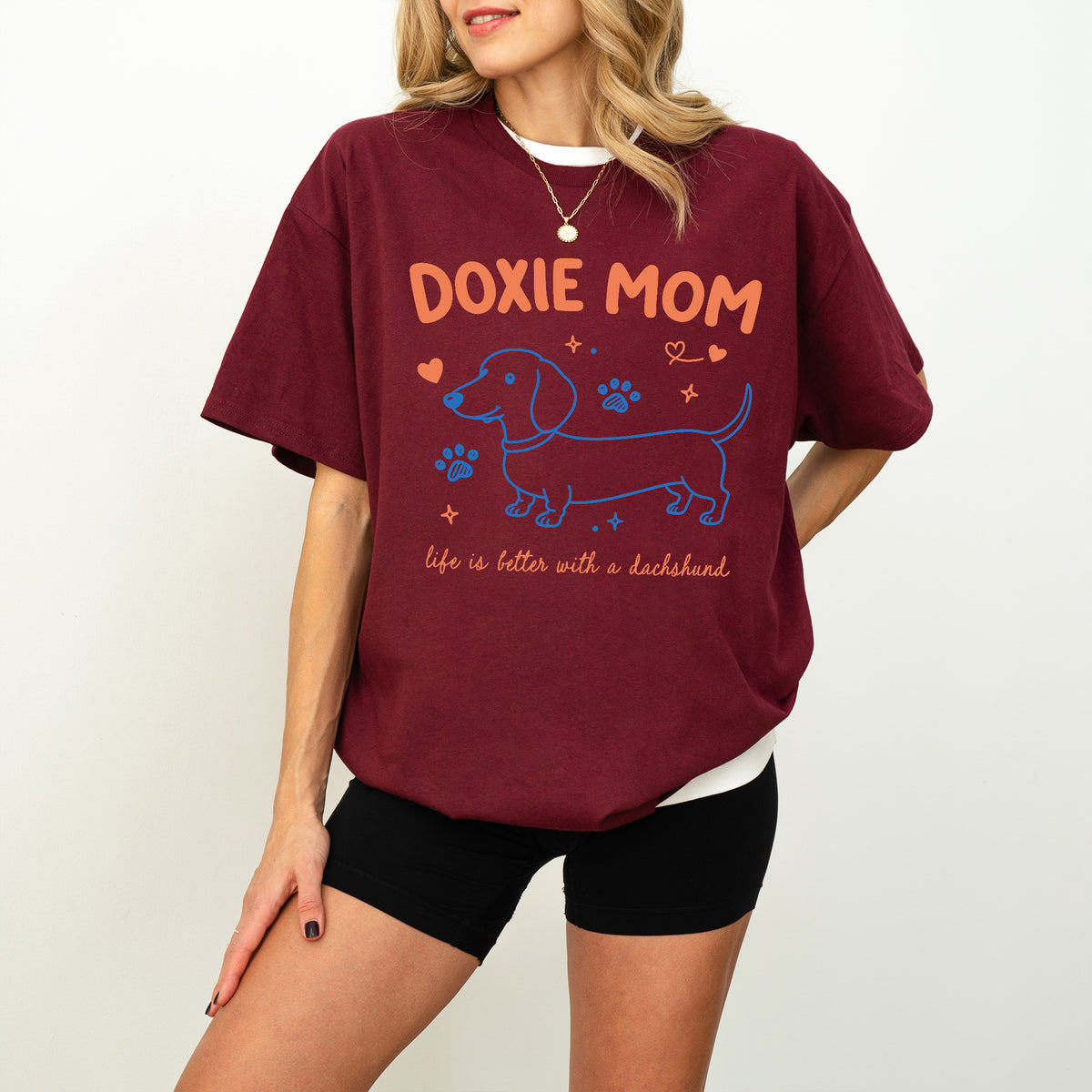 Doxie Mom Dachshund Shirt Cute Gift