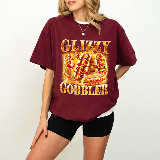 Glizzy Gobbler Shirt Funny Hot Dog Meme Tee for Food Lovers