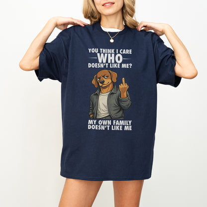 You Think I Give A F*ck Dachshund Shirt