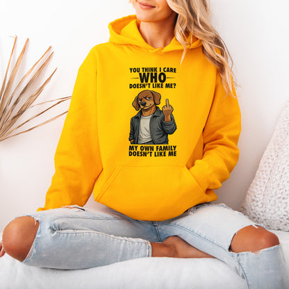 You Think I Give A F*ck Dachshund Hoodie