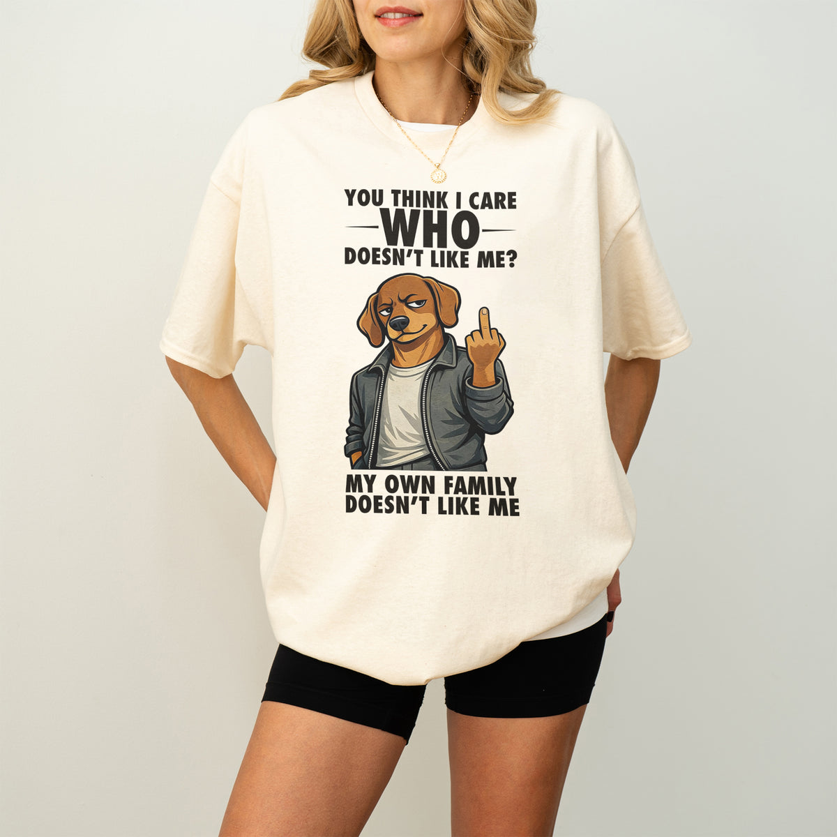 You Think I Give A F*ck Dachshund Shirt