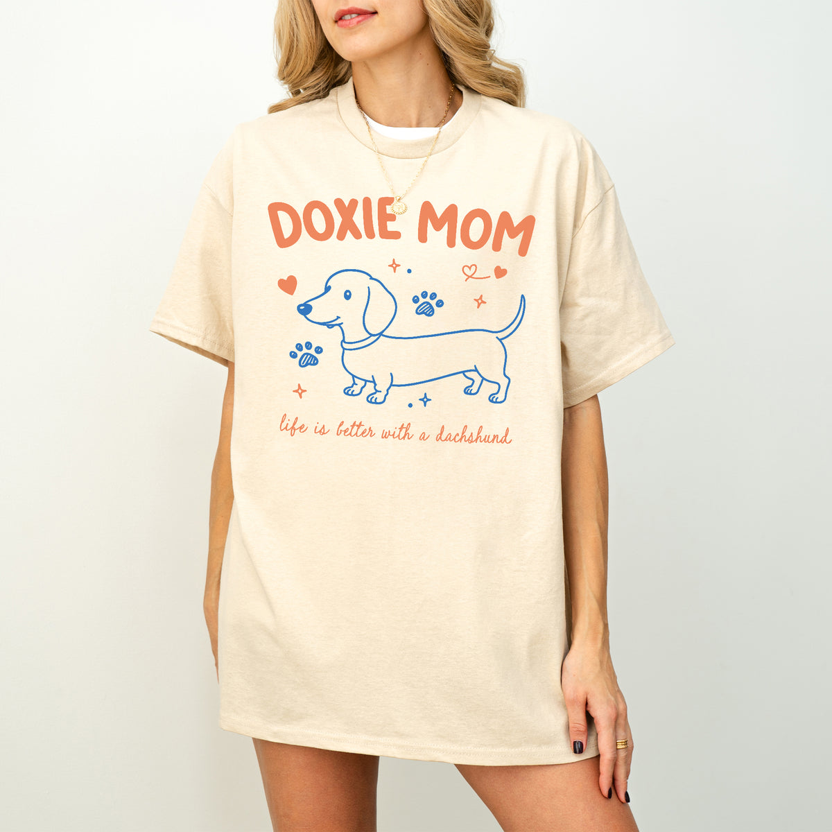 Doxie Mom Dachshund Shirt Cute Gift