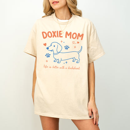 Doxie Mom Dachshund Shirt Cute Gift