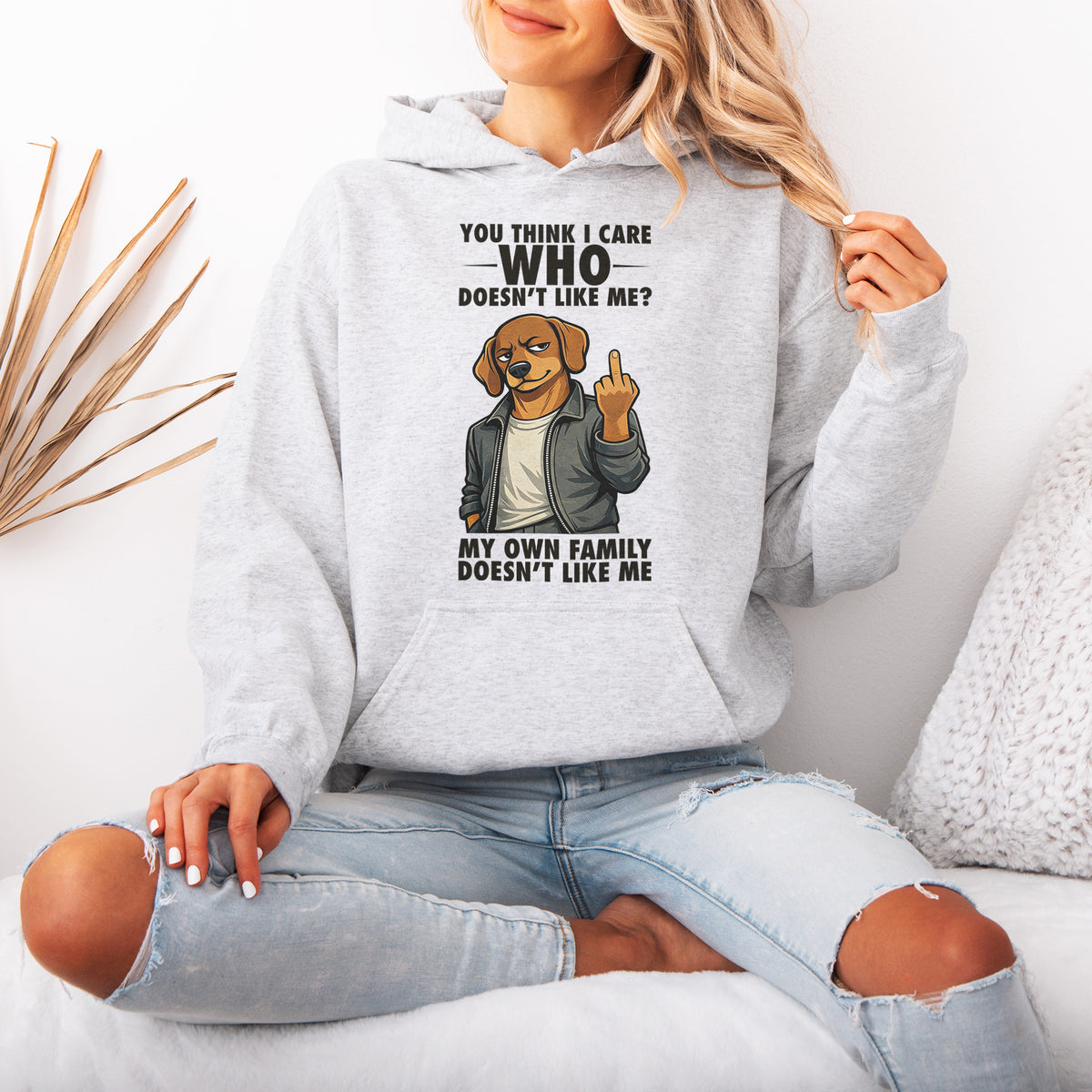 You Think I Give A F*ck Dachshund Hoodie