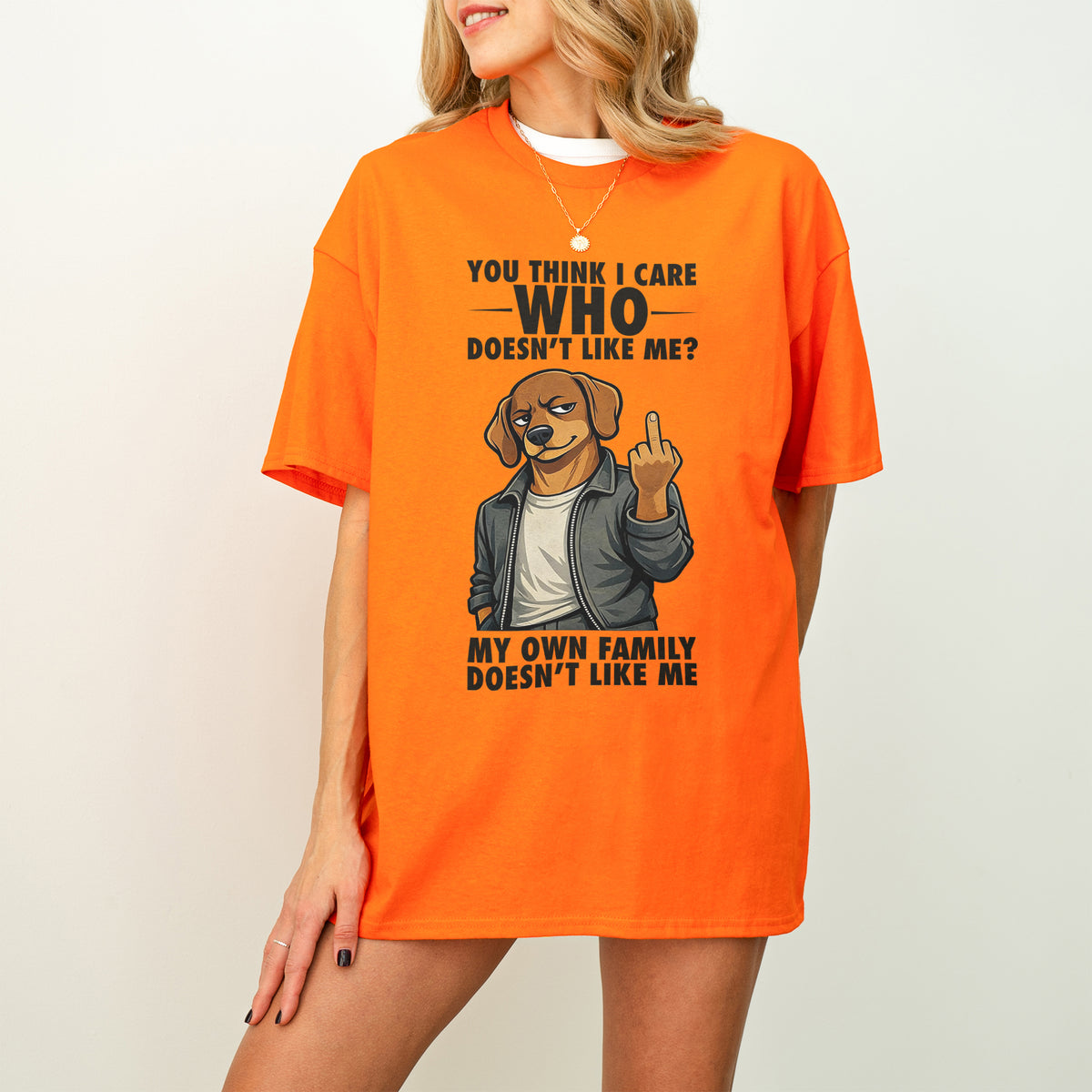 You Think I Give A F*ck Dachshund Shirt