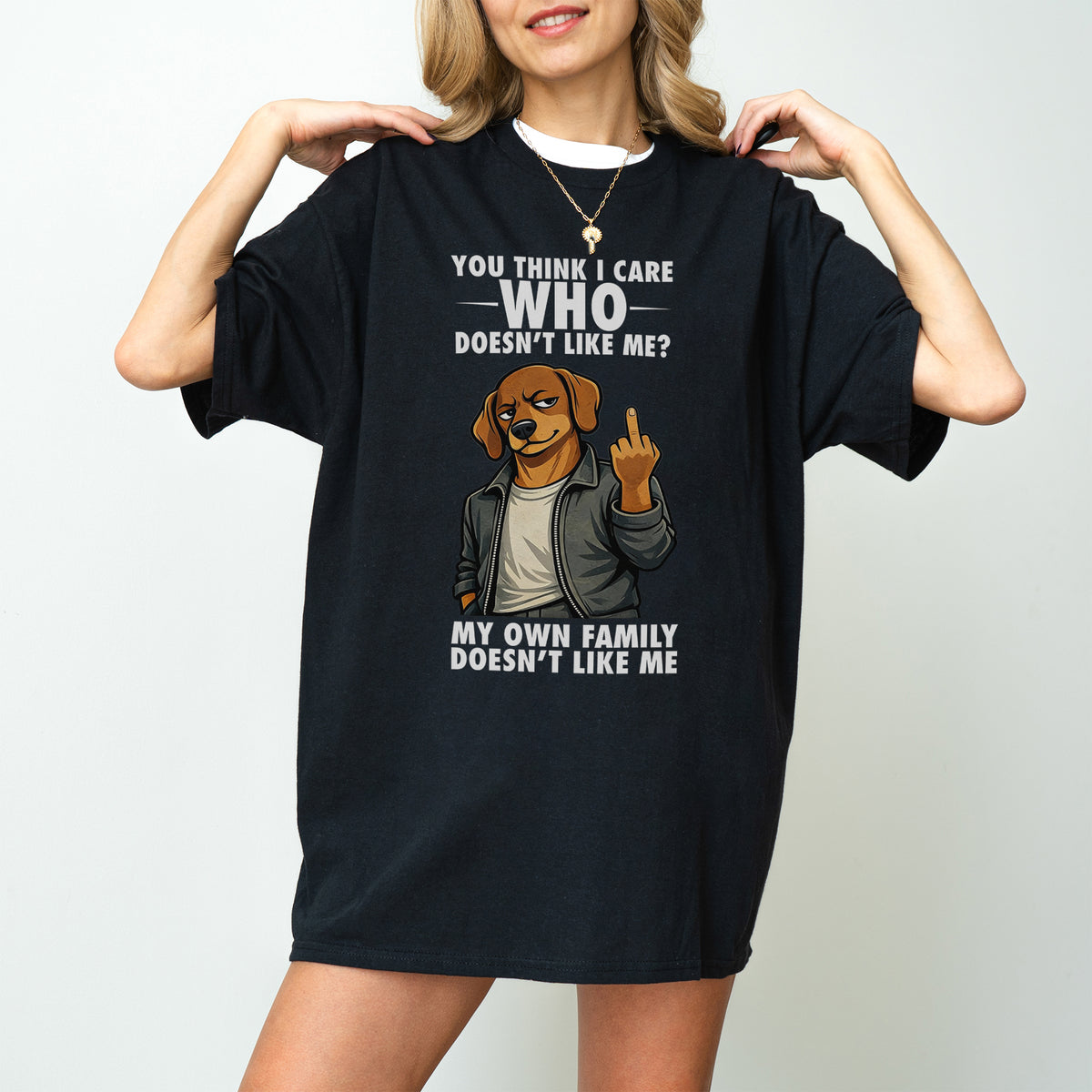 You Think I Give A F*ck Dachshund Shirt