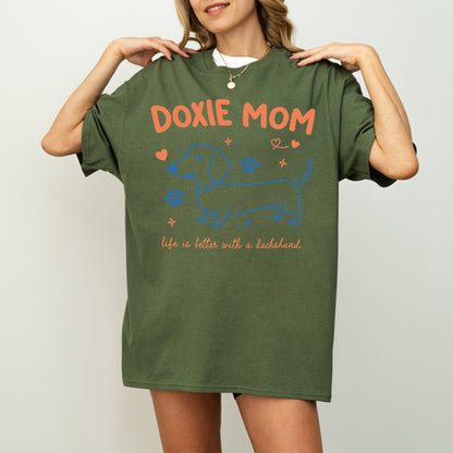 Doxie Mom Dachshund Shirt Cute Gift