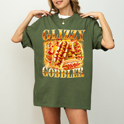 Glizzy Gobbler Shirt Funny Hot Dog Meme Tee for Food Lovers