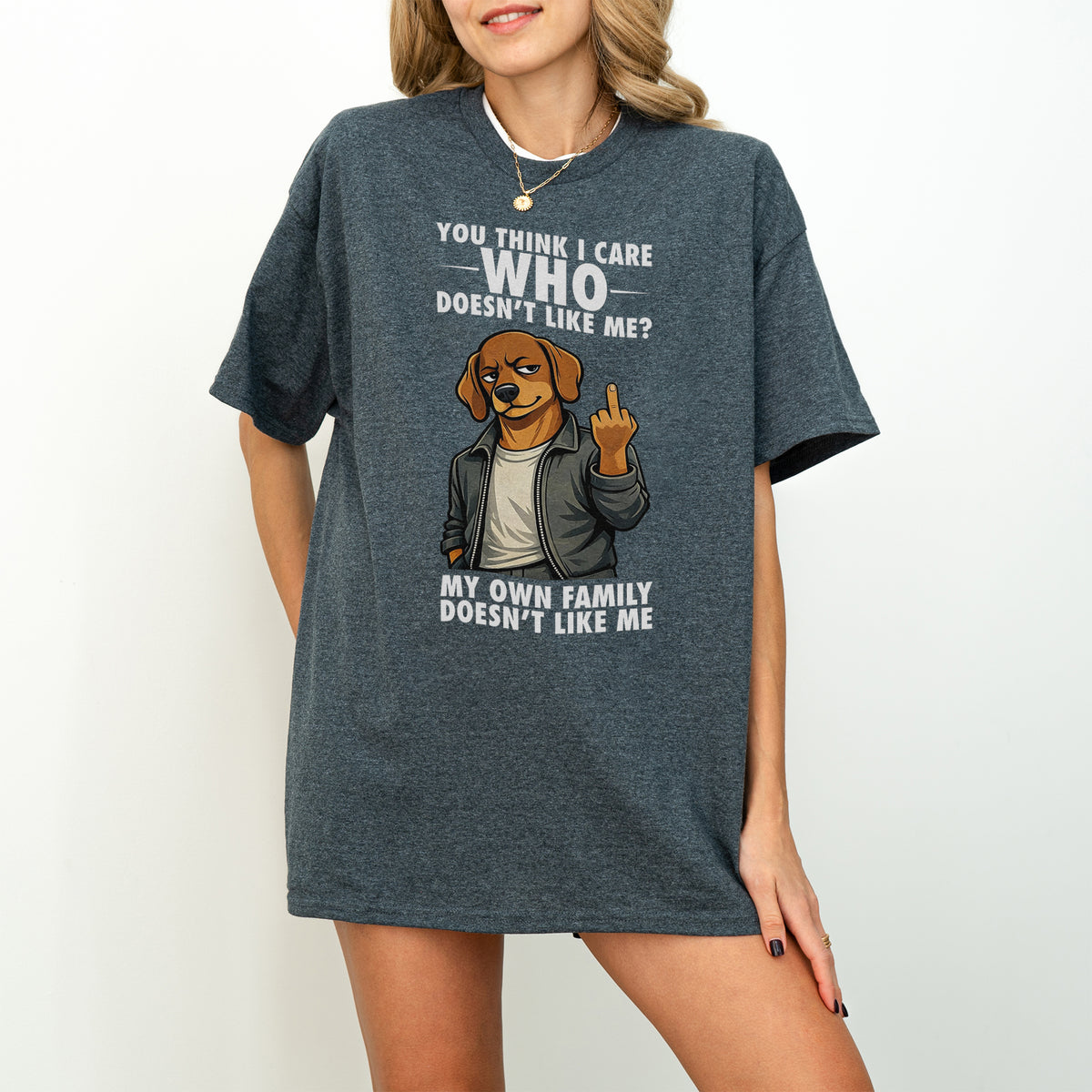 You Think I Give A F*ck Dachshund Shirt