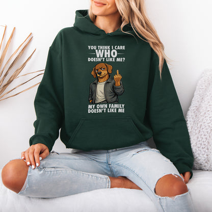 You Think I Give A F*ck Dachshund Hoodie