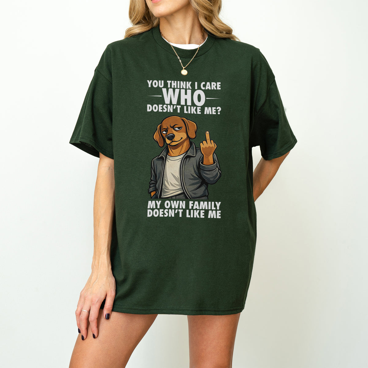 You Think I Give A F*ck Dachshund Shirt