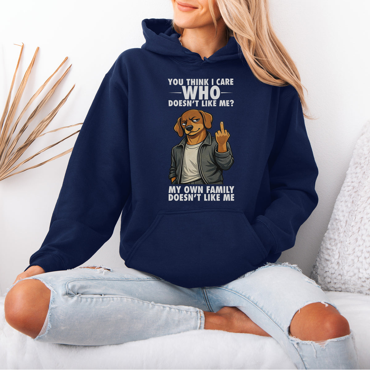 You Think I Give A F*ck Dachshund Hoodie