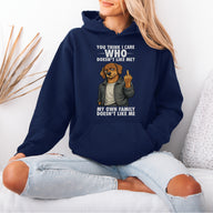 You Think I Give A F*ck Dachshund Hoodie – Savage Sausage Dog Hoodie