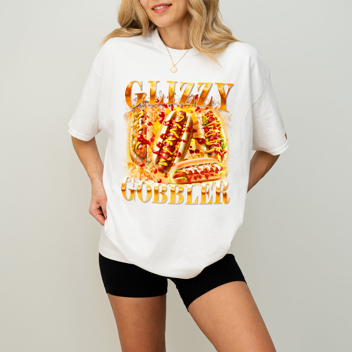 Glizzy Gobbler Shirt Funny Hot Dog Meme Tee for Food Lovers
