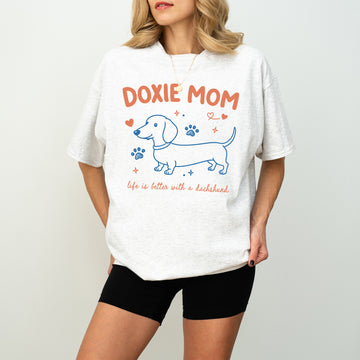 Doxie Mom Dachshund Shirt Cute Gift for Dog Lovers
