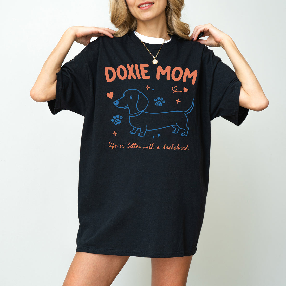 Doxie Mom Dachshund Shirt Cute Gift for Dog Lovers
