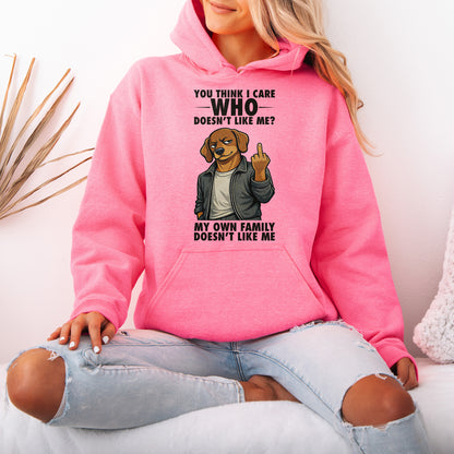 You Think I Give A F*ck Dachshund Hoodie