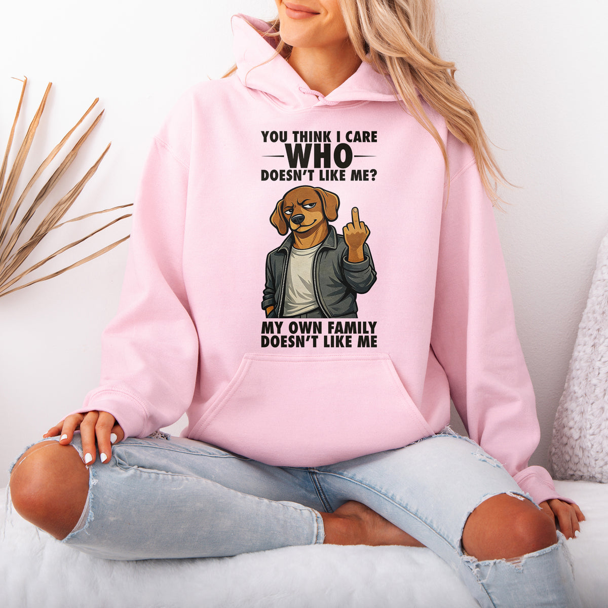 You Think I Give A F*ck Dachshund Hoodie