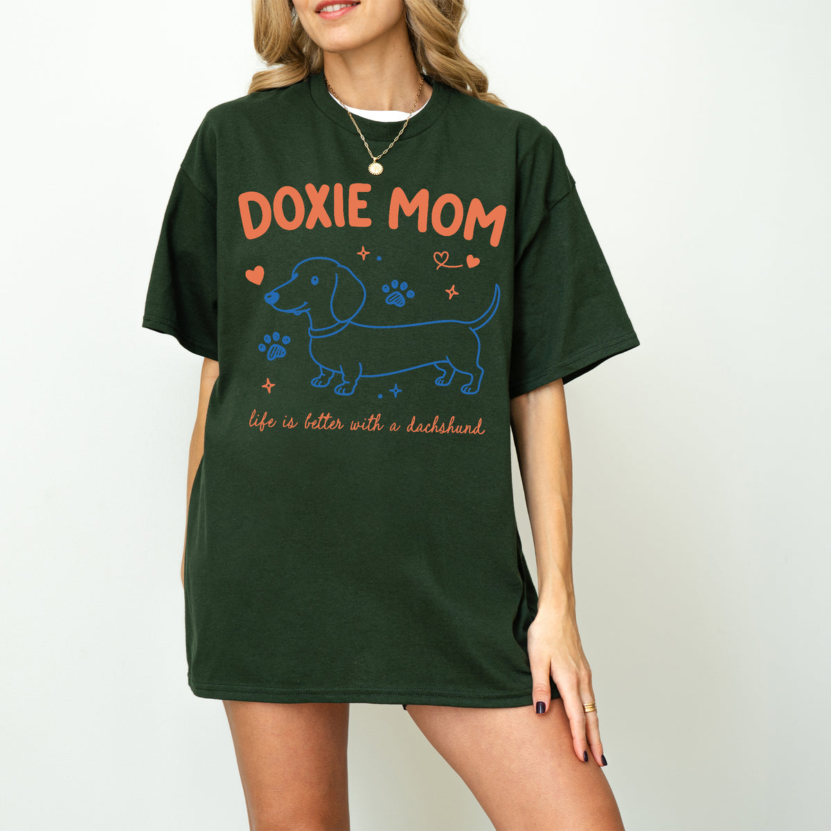 Doxie Mom Dachshund Shirt Cute Gift