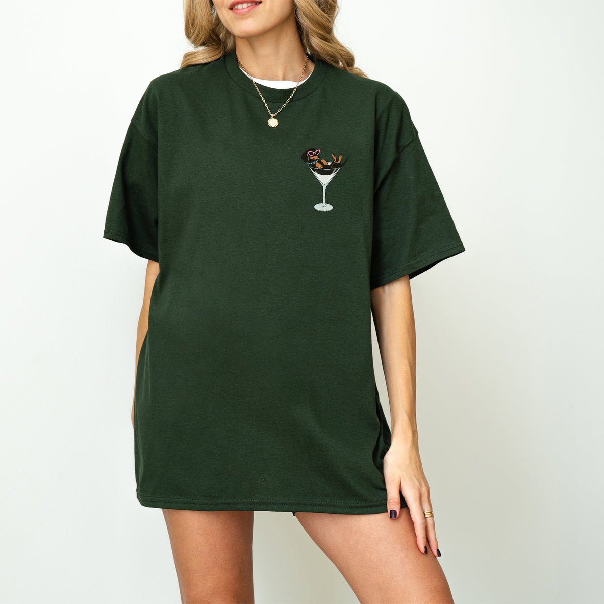 Weenies and Martinis Dachshund Shirt Cute Gift