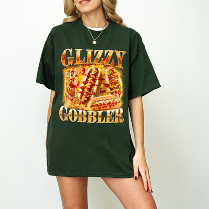 Glizzy Gobbler Shirt Funny Hot Dog Meme Tee for Food Lovers