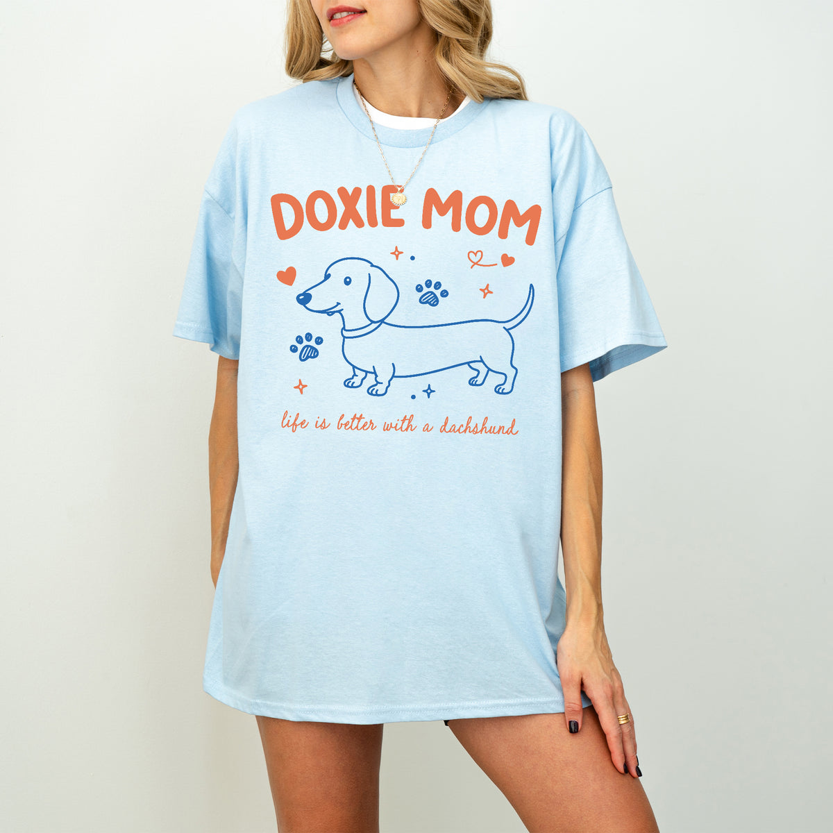 Doxie Mom Dachshund Shirt Cute Gift