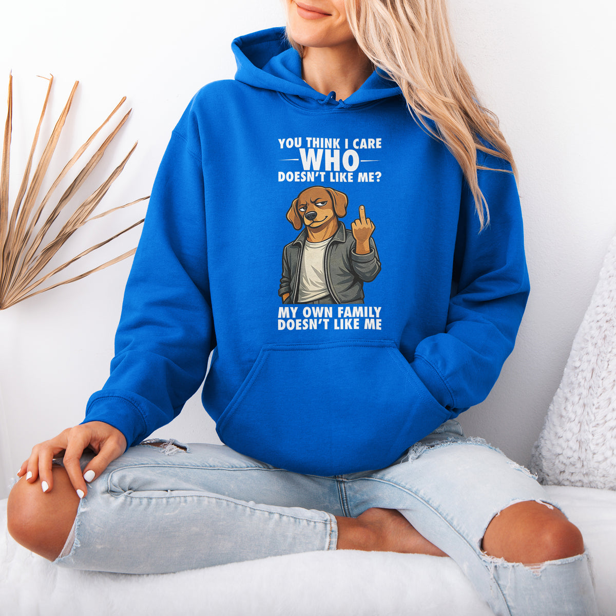 You Think I Give A F*ck Dachshund Hoodie