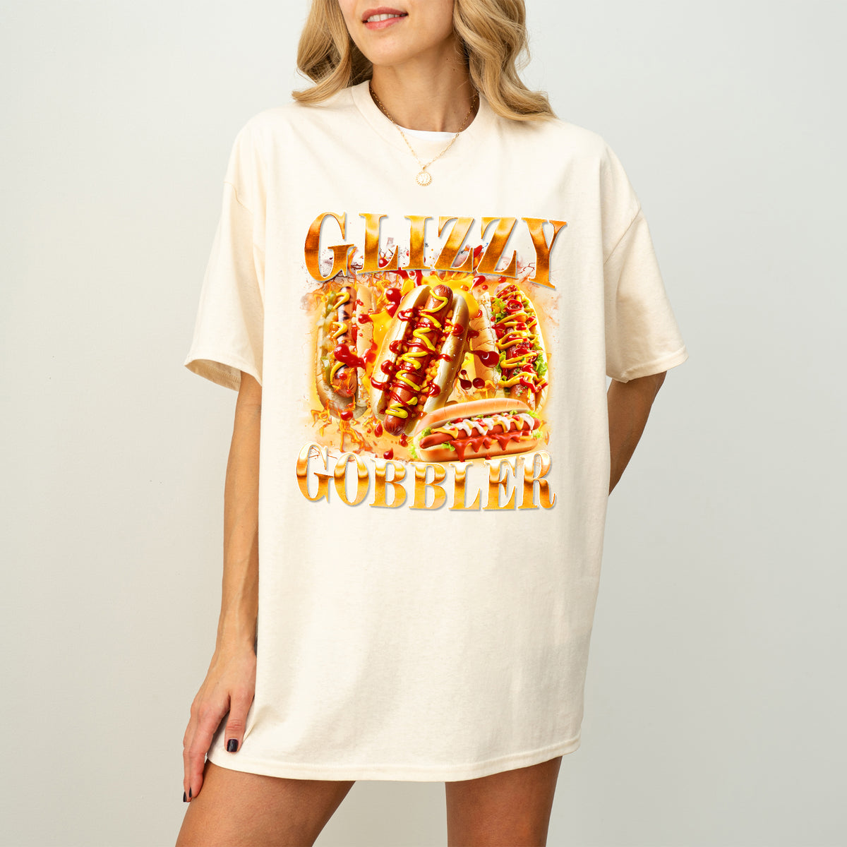 Glizzy Gobbler Shirt Funny Hot Dog Meme Tee for Food Lovers