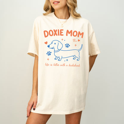 Doxie Mom Dachshund Shirt Cute Gift